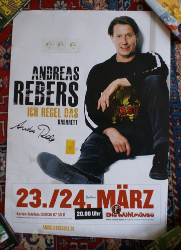 Tourposter andreas rebers ich - andreas,