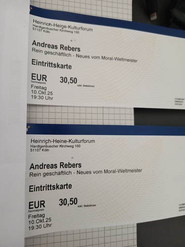 Tickets für kabarett andreas - tickets,