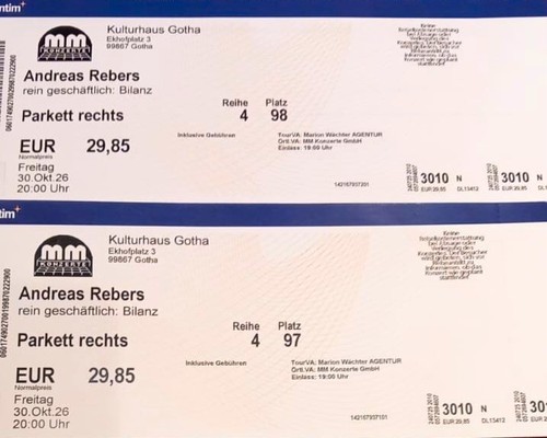Tickets andreas rebers - 2,